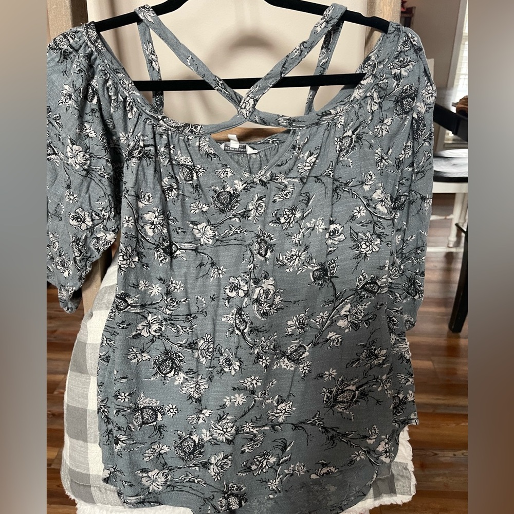 Lucky Brand 3/4 sleeve top